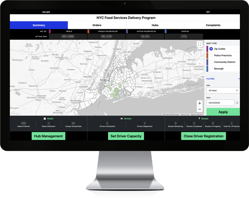 NYC Dashboard Desktop